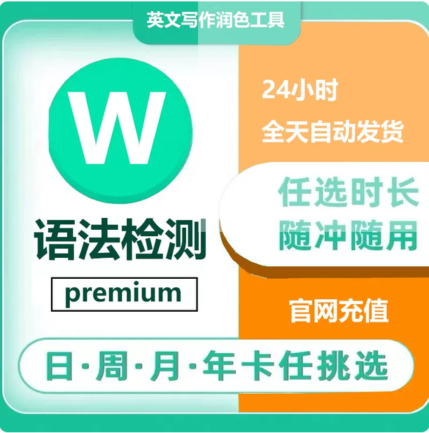 稳定正版高级学术版Programmar账号天周月年任选语法检
