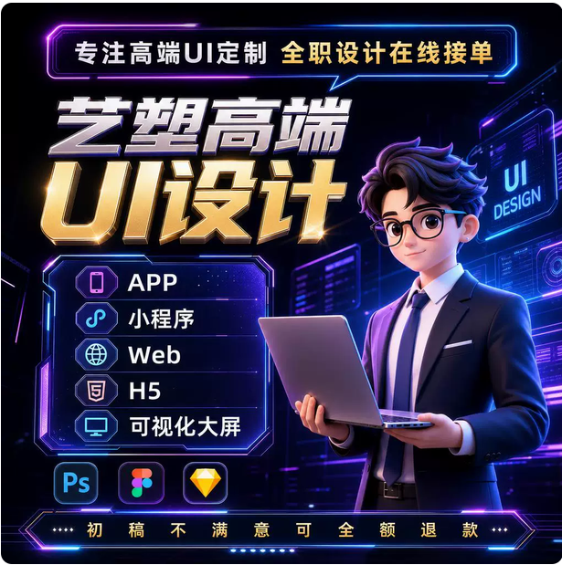 ui设计app界面图标网页小程序手机软件web页面交互可视化